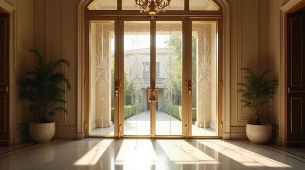 Faites entrer la lumière avec des portes vitrées design